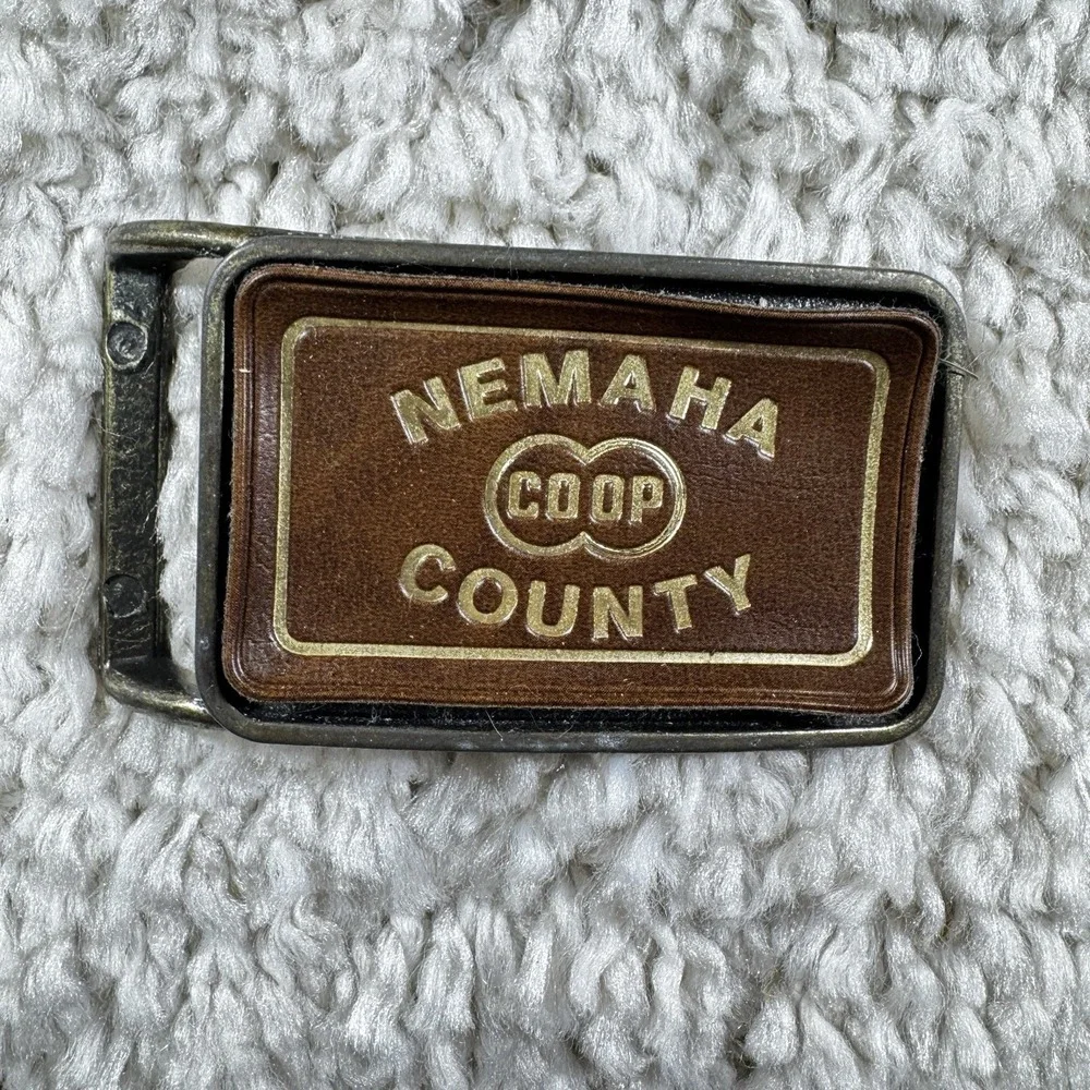 Coop Belt Buckle Nemaha County Kansas Farmers Cooperative